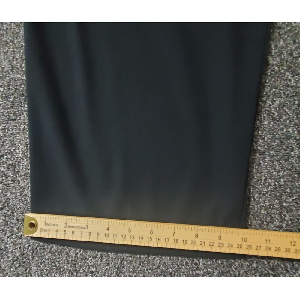 Venezia (Lane Bryant) Dress Pants Women's 22 Black High Rise Straight Pleated - Picture 6 of 11